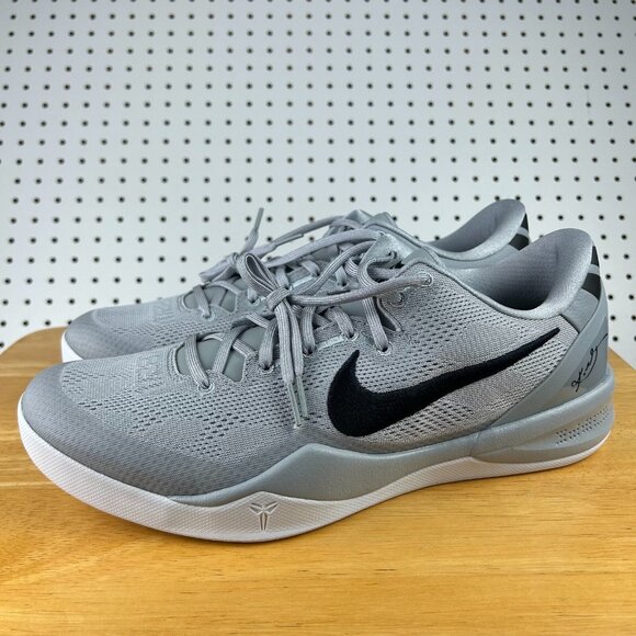 Nike Size 14 - Kobe VIII Protro - Wolf Gray HM6469-001 PLAYER EXCLUSIVE NCAA NEW - Picture 1 of 8